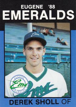 1988 Best Eugene Emeralds #25 Derek Sholl Front