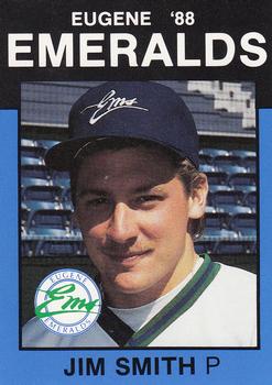 1988 Best Eugene Emeralds #8 Jim Smith Front