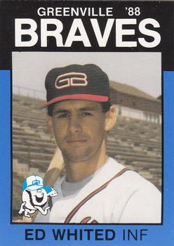 1988 Best Greenville Braves #1 Ed Whited Front