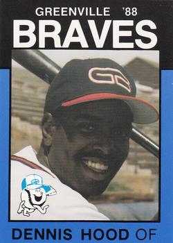 1988 Best Greenville Braves #5 Dennis Hood Front