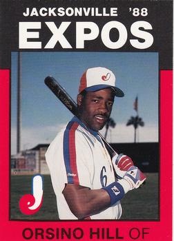 1988 Best Jacksonville Expos #12 Orsino Hill Front