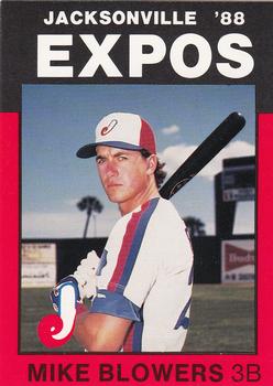 1988 Best Jacksonville Expos #16 Mike Blowers Front