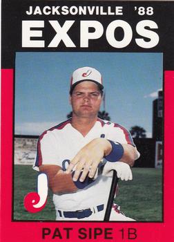 1988 Best Jacksonville Expos #20 Pat Sipe Front