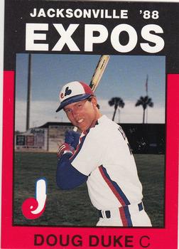 1988 Best Jacksonville Expos #22 Doug Duke Front
