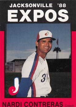 1988 Best Jacksonville Expos #23 Nardi Contreras Front