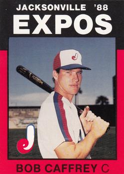 1988 Best Jacksonville Expos #25 Bob Caffrey Front
