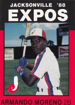 1988 Best Jacksonville Expos #27 Armando Moreno Front