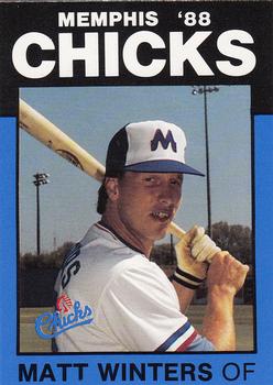 1988 Best Memphis Chicks #19 Matt Winters Front