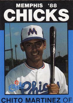1988 Best Memphis Chicks #21 Chito Martinez Front