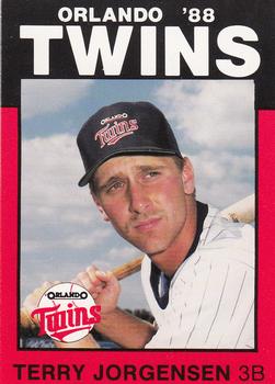1988 Best Orlando Twins #15 Terry Jorgensen Front