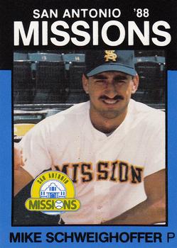 1988 Best San Antonio Missions #10 Mike Schweighoffer Front