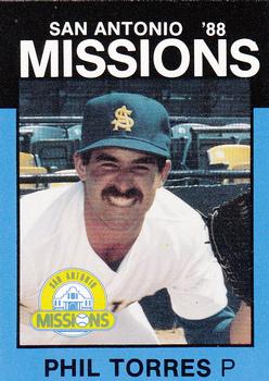 1988 Best San Antonio Missions #17 Phil Torres Front