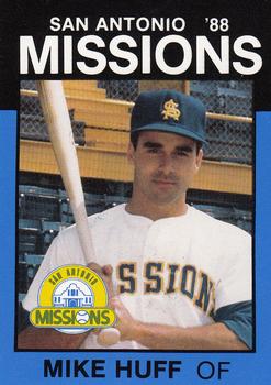 1988 Best San Antonio Missions #19 Mike Huff Front