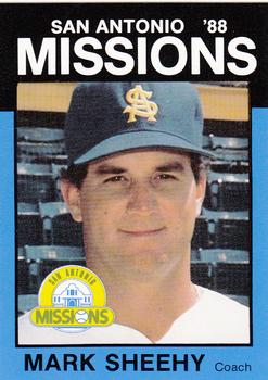 1988 Best San Antonio Missions #25 Mark Sheehy Front