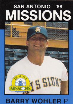 1988 Best San Antonio Missions #2 Barry Wohler Front