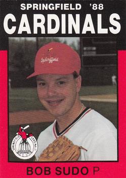 1988 Best Springfield Cardinals #11 Bob Sudo Front