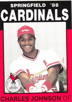1988 Best Springfield Cardinals #12 Charles Johnson Front