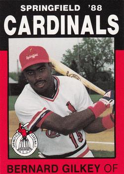 1988 Best Springfield Cardinals #13 Bernard Gilkey Front