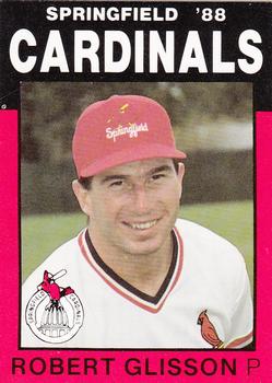1988 Best Springfield Cardinals #1 Robert Glisson Front