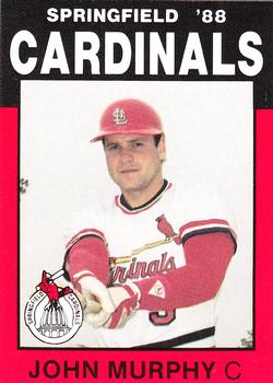 1988 Best Springfield Cardinals #22 John Murphy Front