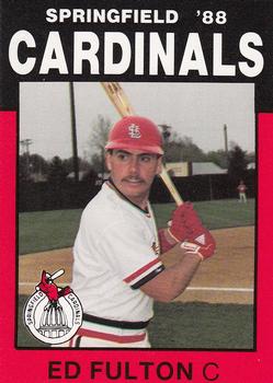 1988 Best Springfield Cardinals #24 Ed Fulton Front
