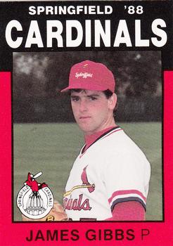 1988 Best Springfield Cardinals #9 James Gibbs Front