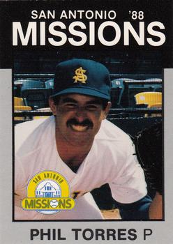 1988 Best San Antonio Missions - Platinum #17 Phil Torres Front