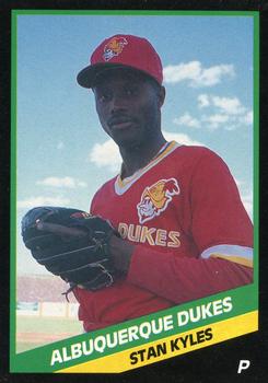 1988 CMC Albuquerque Dukes #2 Stan Kyles Front
