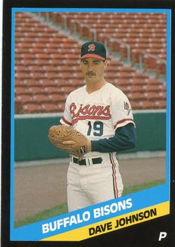 1988 CMC Buffalo Bisons #4 Dave Johnson Front