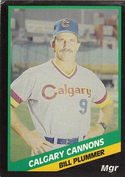 1988 CMC Calgary Cannons #24 Bill Plummer Front