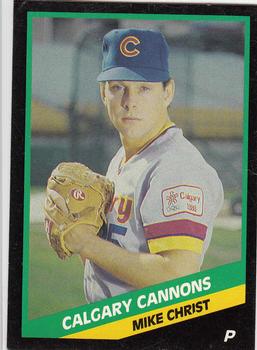 1988 CMC Calgary Cannons #6 Mike Christ Front