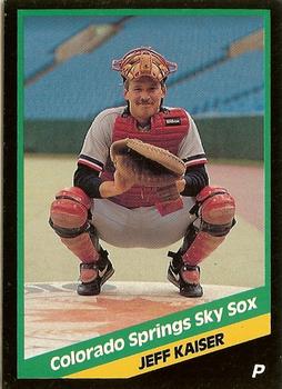 1988 CMC Colorado Springs Sky Sox #4 Jeff Kaiser Front