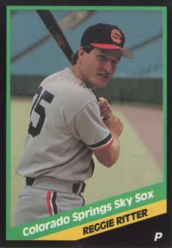 1988 CMC Colorado Springs Sky Sox #7 Reggie Ritter Front