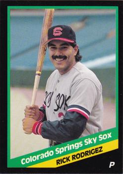 1988 CMC Colorado Springs Sky Sox #8 Rick Rodriguez Front