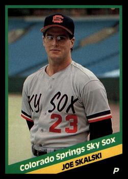 1988 CMC Colorado Springs Sky Sox #10 Joe Skalski Front