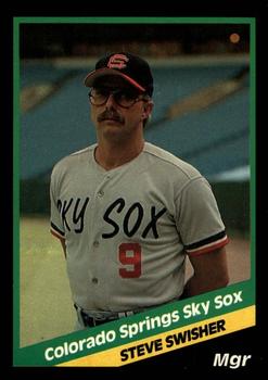 1988 CMC Colorado Springs Sky Sox #24 Steve Swisher Front