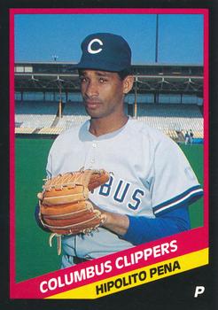1988 CMC Columbus Clippers #7 Hipolito Pena Front