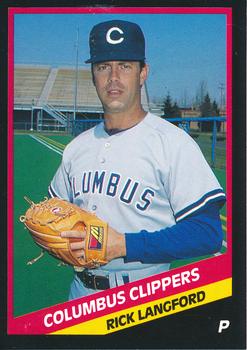 1988 CMC Columbus Clippers #10 Rick Langford Front