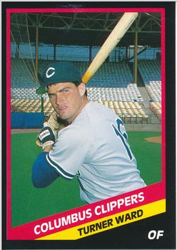 1988 CMC Columbus Clippers #19 Turner Ward Front