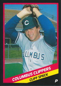 1988 CMC Columbus Clippers #22 Cliff Speck Front