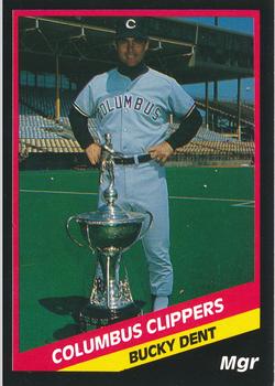 1988 CMC Columbus Clippers #25 Bucky Dent Front