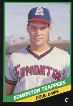 1988 CMC Edmonton Trappers #18 Doug Davis Front
