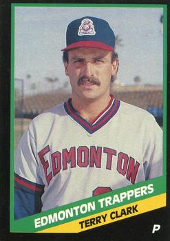 1988 CMC Edmonton Trappers #1 Terry Clark Front
