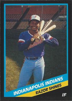 1988 CMC Indianapolis Indians #12 Razor Shines Front