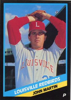 1988 CMC Louisville Redbirds #3 John Martin Front