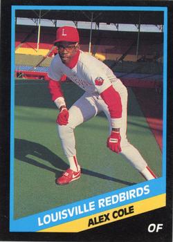 1988 CMC Louisville Redbirds #11 Alex Cole Front