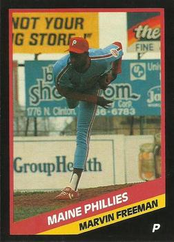 1988 CMC Maine Phillies #4 Marvin Freeman Front