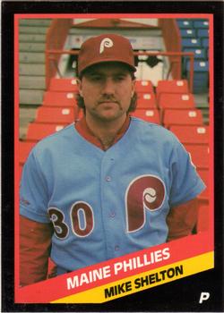 1988 CMC Maine Phillies #7 Mike Shelton Front