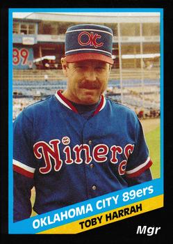 1988 CMC Oklahoma City 89ers #25 Toby Harrah Front