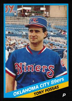 1988 CMC Oklahoma City 89ers #9 Tony Fossas Front